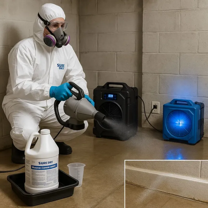 Sanitization and Odor Removal process in Blairsville, GA
