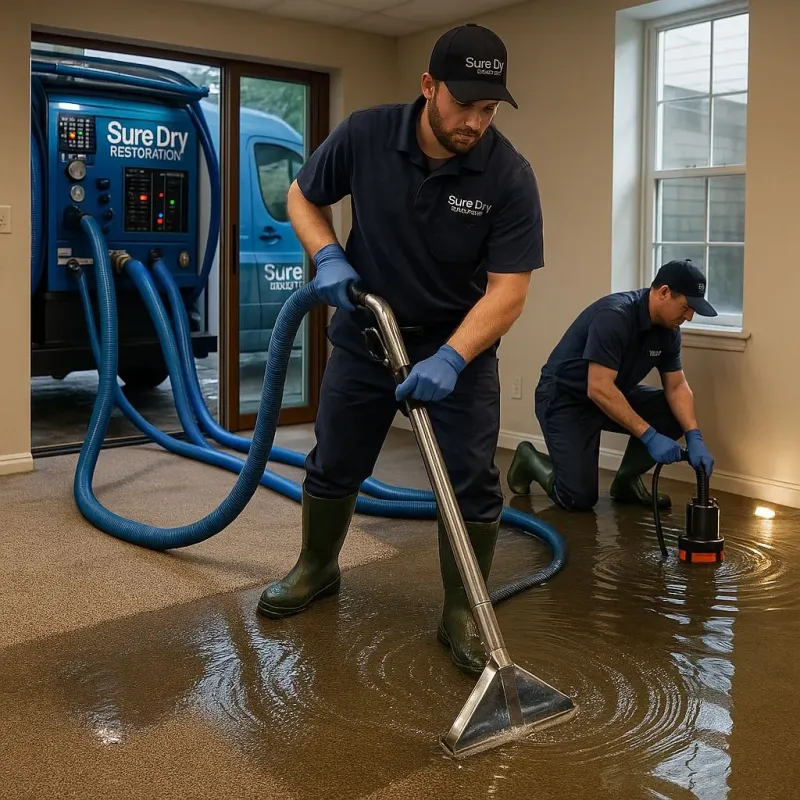 Water Extraction and Removal process in Blairsville, GA